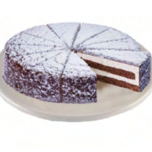 Indulge in the Heavenly Delights of Handmade Frozen Chocolate Coconut Cake - 1450g, Pre-cut into 12 Parts