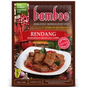 Bamboe Rendang Indonesian Rendang Curry Instant Spices 35g
