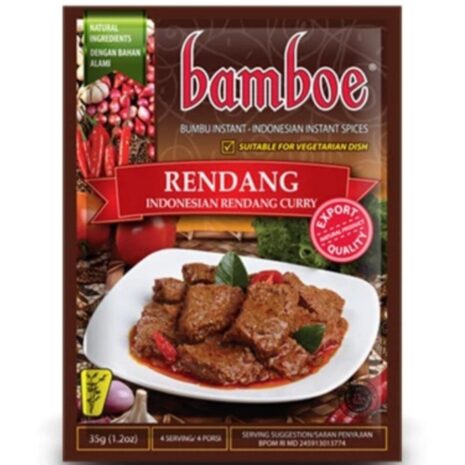 Bamboe Rendang Indonesian Rendang Curry Instant Spices 35g Bamboe Rendang Indonesian Rendang Curry Instant Spices 35g