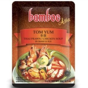 Bamboe Tom Yum Instant spice 60g - 192 Pack - Halal