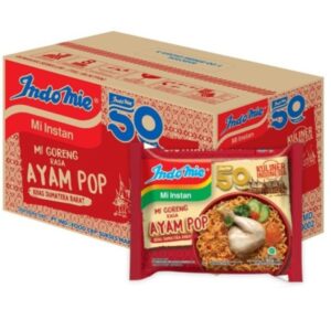 Indomie MI Goreng Ayam Pop Spicy Chicken Flavour 85g - 40 Pack - Product of Indonesia