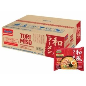Indomie Premium Collection Japanese Ramen Series Tori Miso Flavour 86g - 20 Pack - Product of Indonesia