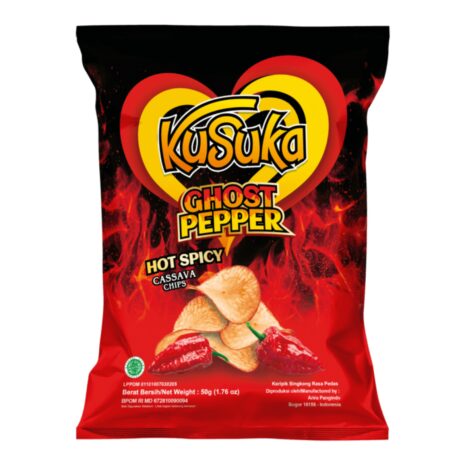 Kusuka Casava Chips Ghost Pepper 50g Kusuka Casava Chips Ghost Pepper 50g