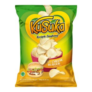 Kusuka Cassava Chips Cheese Burger 180g
