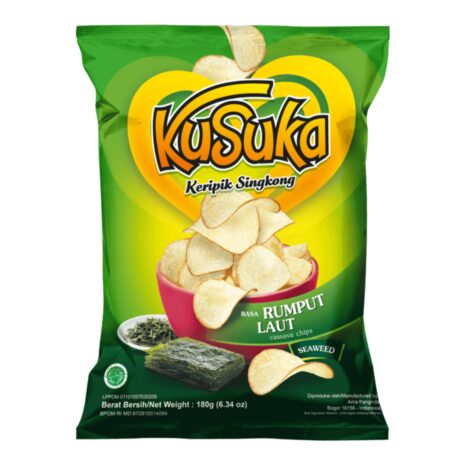 Kusuka Cassava Chips Seaweed 60g