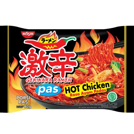 Nissin Gekikara Spicy Ramen Hot Chicken Flavour 80g Nissin Gekikara Spicy Ramen Hot Chicken Flavour 80g