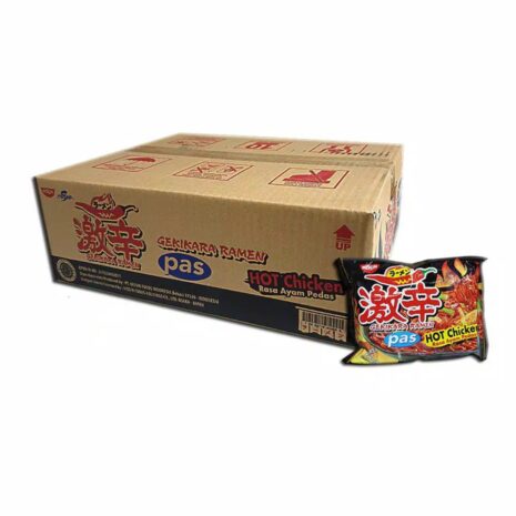 Nissin Gekikara Spicy Ramen Hot Chicken Flavour 80g BOX Nissin Gekikara Spicy Ramen Hot Chicken Flavour 80g BOX