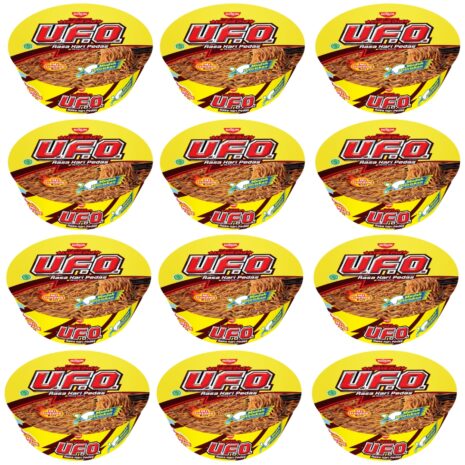 Nissin UFO Bowl Spicy Chicken Curry Pack of 12 Nissin Ufo Bowl Spicy Chicken Curry Pack Of 12