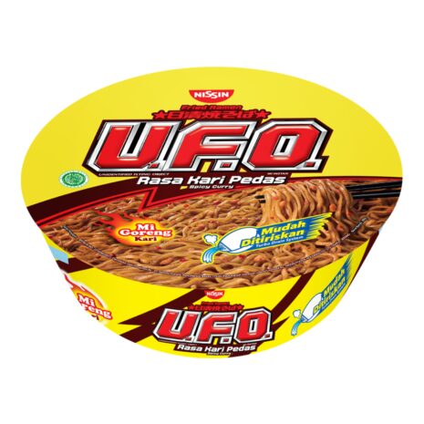 Nissin UFO Yakisoba Spicy Japanese Chicken Curry Flavour (Fried Ramen) 88g Nissin UFO Yakisoba Spicy Japanese Chicken Curry Flavour (Fried Ramen) 88g