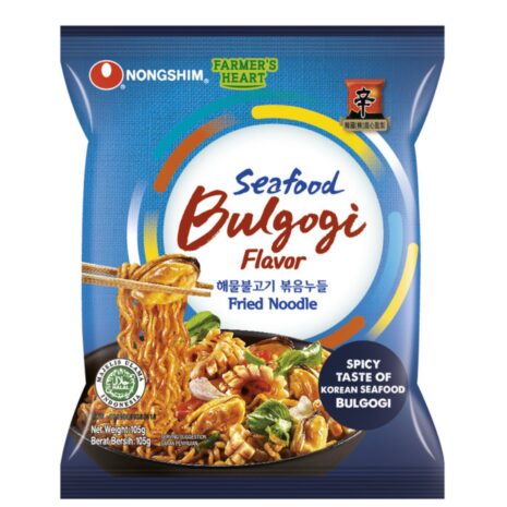 Nongshim Seafood Bulgogi Fried Noodle 105g