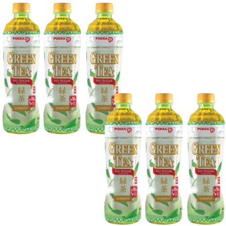 Pokka Green Tea Sugar Free Pack of 6 Pokka green tea sugar free pack of 6