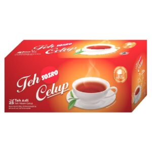 Sosro Teh Celup - Indonesian Black tea (2g x 25 bags) - 50 Pack - Product of Indonesia