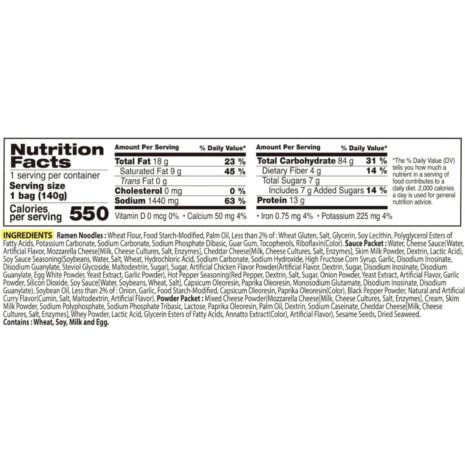 Samyang Cheese Ingredients Samyang Cheese Ingredients