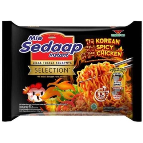 Mie Sedaap Mie Korean Spicy Chicken Mie Sedaap Mie Korean Spicy Chicken
