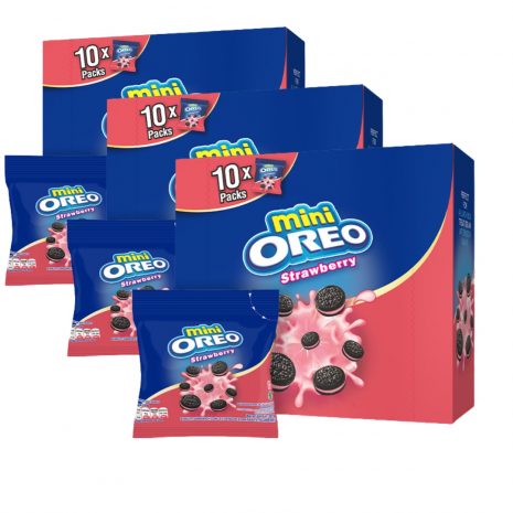 Mini Oreo Strawberry Pack of 3 Mini Oreo Strawberry Pack Of 3