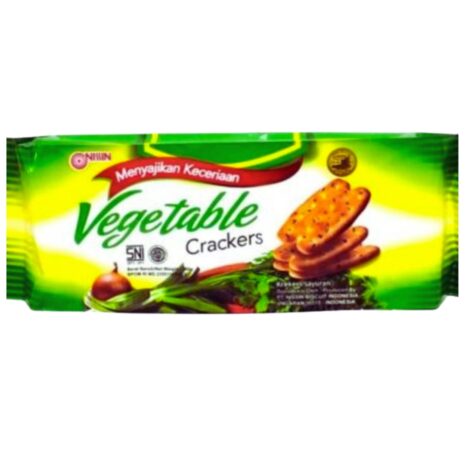 Nissin Vegetable Crackers 160g Packet Nissin Vegetable Crackers 160g Packet