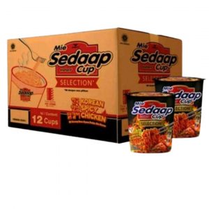 Mie Sedaap Cup Korean Spicy Chicken Box