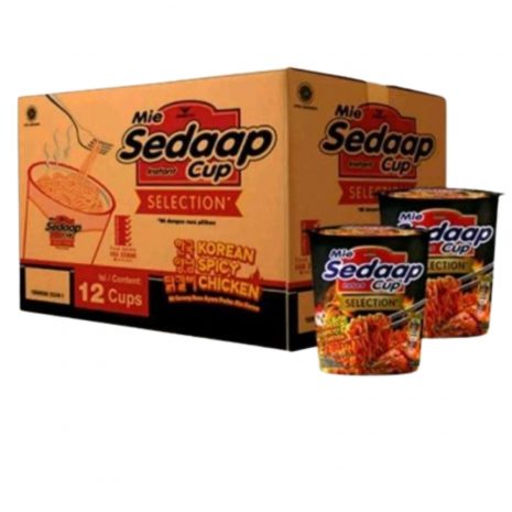 Mie Sedaap Cup Korean Spicy Chicken Box Mie Sedaap Cup Korean Spicy Chicken Box
