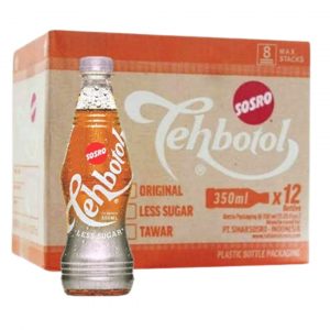 Sosro 350 Ml Pet Less Sugar Box