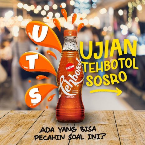 Sosro Original 350 ML Bottle PET commercial Sosro Original 350 Ml Bottle Pet Commercial