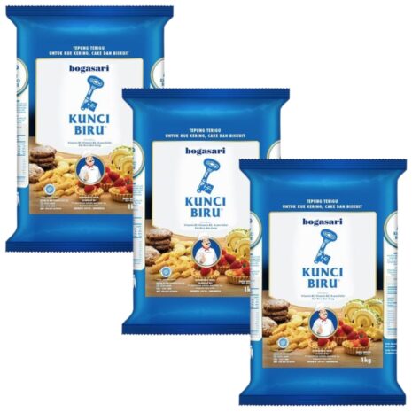 Bogasari Kunci Biru 1kg Box Pack of 3 Bogasari Kunci Biru 1kg Box Pack Of 3