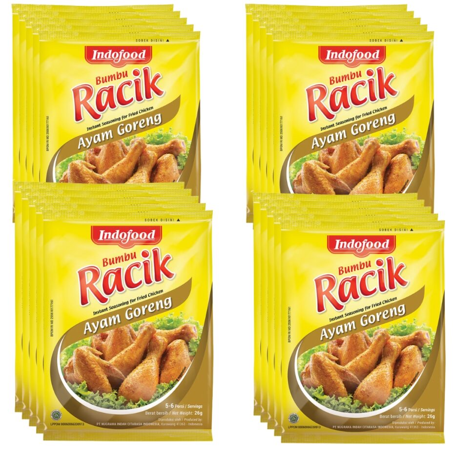 Indofood Bumbu Racik Ayam Goreng 26g Pack of 20 – Authentic Indonesian ...