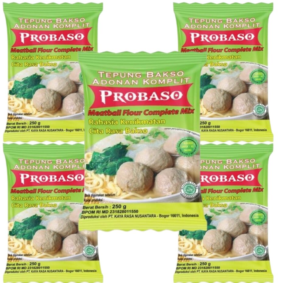 PROBASO Complete Meatball Dough Flour 250g (Pack of 5) – Authentic ...