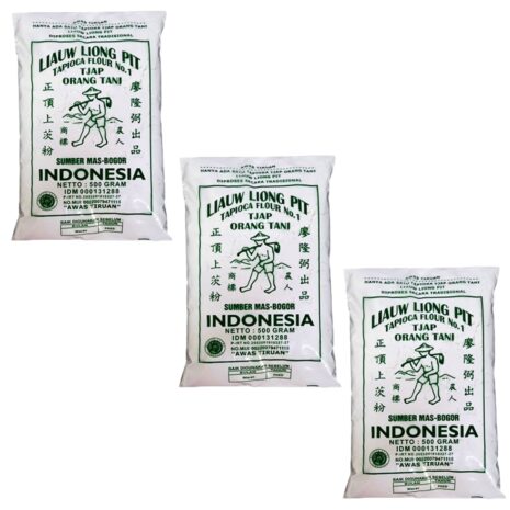 Sagu Tani Tapioka Liauw Liong Pit 1 Kg Pack Of 3