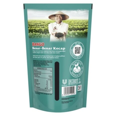 BANGO KECAP MANIS REFIL 720GR back bag Bango Kecap Manis Refil 720gr Back Bag