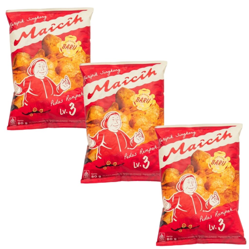 Maicih Keripik Singkong Level 03 Extra Spicy Cassava Chips – Authentic ...