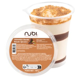 Nubi choco noisette spéculoos lids open