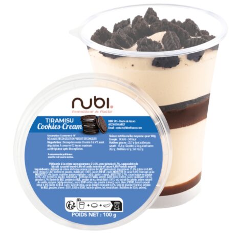 Nubi cookie cream spéculos lids open