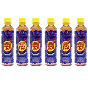 Sosro fruit tea blackcurrant bottle 350 ml pack of 6