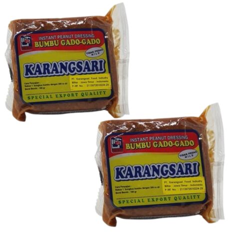 BUMBU PECEL KARANGSARI GADO GADO Pack of 2 Bumbu pecel karangsari gado gado pack of 2