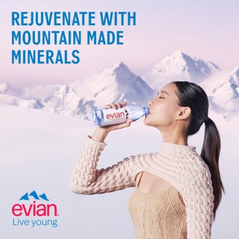 EVIAN BOTTLE 500ML Commercial 