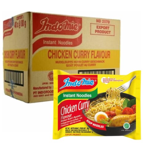 Indomie Mi Goreng Instant Noodle Chicken Curry Box Indomie Mi Goreng Instant Noodle Chicken Curry Box