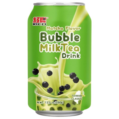 Rico Bubble Tea Matcha Flavour can