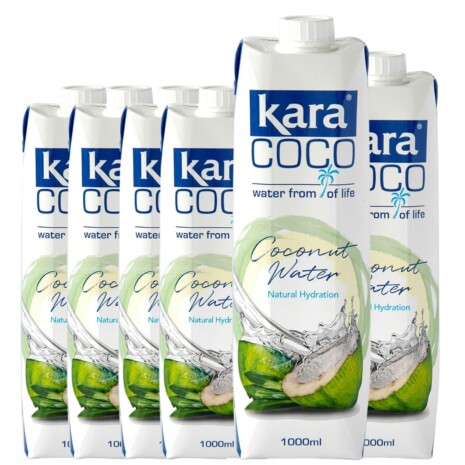 Kara coconut 1 Liter Pack of 6 