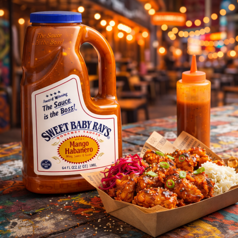 Sweet Baby Ray's Mango Habanero Wing Sauce & Glaze_commercial4