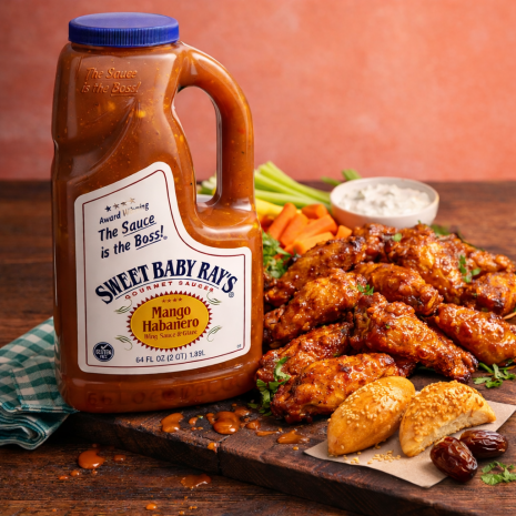 Sweet Baby Ray's Mango Habanero Wing Sauce & Glaze_commercial5
