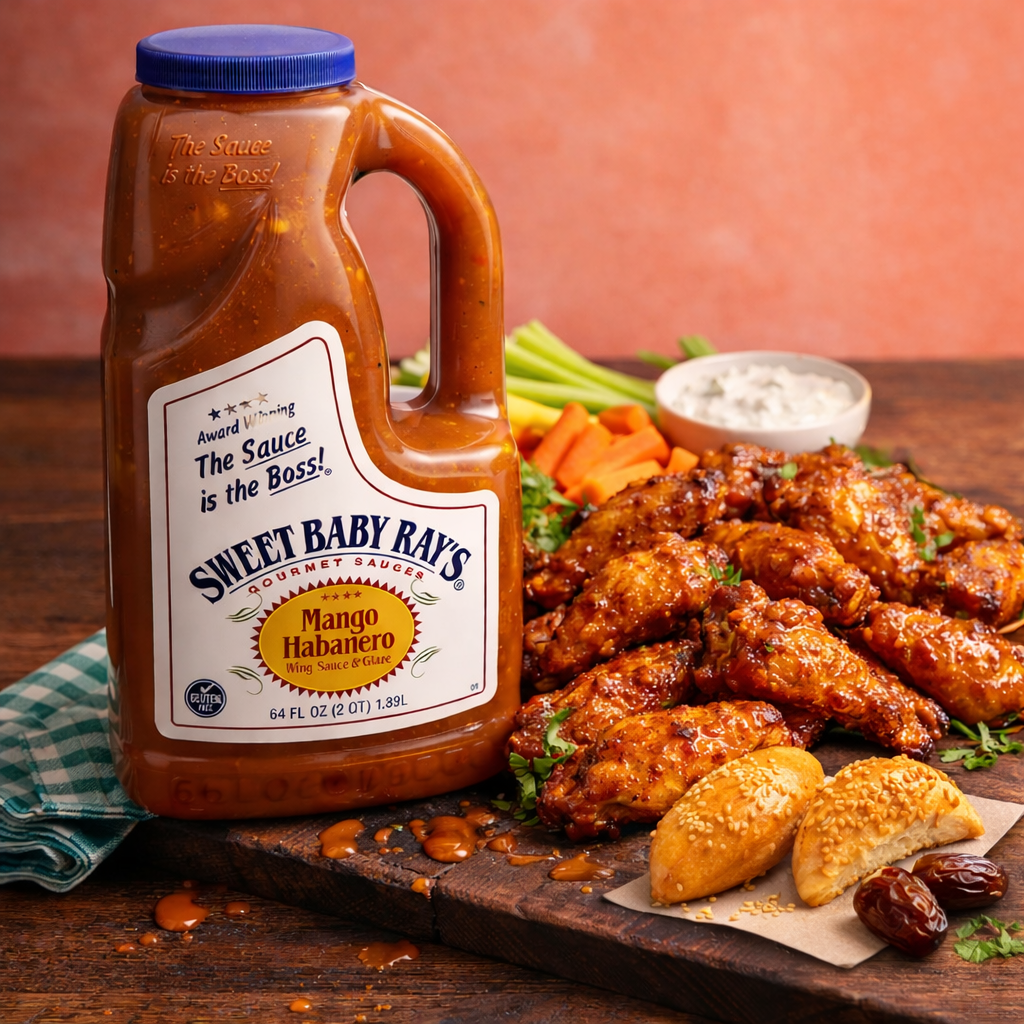Sweet Baby Ray's Mango Habanero Wing Sauce & Glaze_commercial5