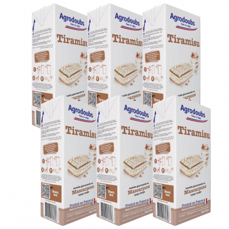 Tiramisu 1kg Pack of 6 