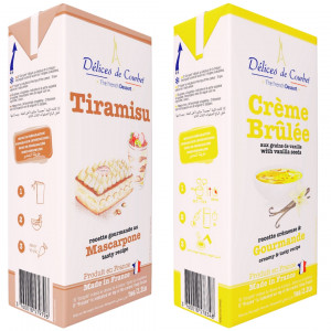 Tiramisu & Crème Brulée - Uncle Tony 1Kg Pack of 2
