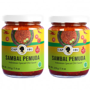 _CAP IBU Sambal Extra Hot Hot 210g Pack of 2