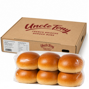 Uncle Tony French Brioche Burger Buns Box