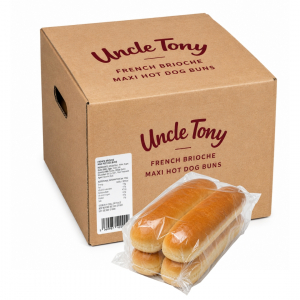 Uncle Tony French Brioche Maxi Hot Dog Box